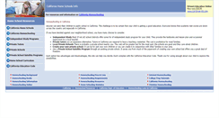 Desktop Screenshot of california-homeschool.com