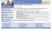 Tablet Screenshot of california-homeschool.com